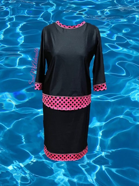 Made to order.  The "Kenadee" Ladies Modest swim wear. (Skirt & top sold separately)