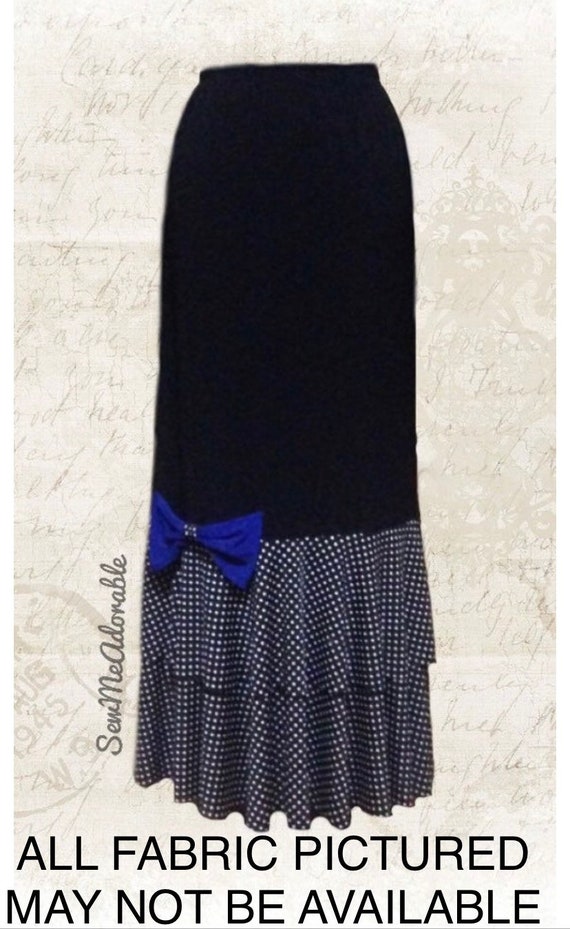 Made to Order. the Print remi Maxi Skirt double - Etsy