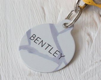 Personalised Fragmented Pet ID Tag  - Dog Name Identification