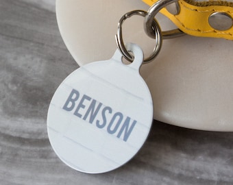 Personalised Brick Pet ID Tag  - Dog Name Identification