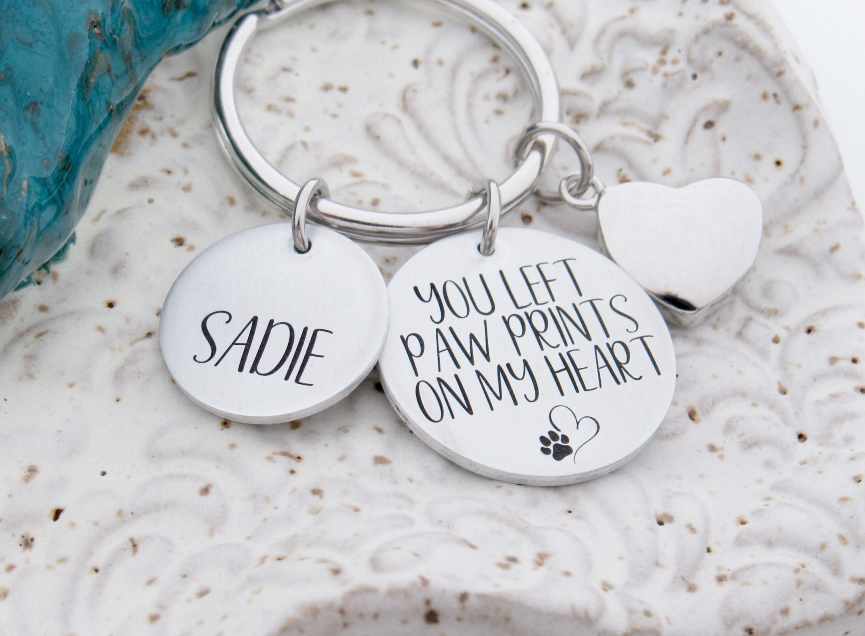 Personalized Pet Memorial Keychain With Urn Dog Memorial Etsy