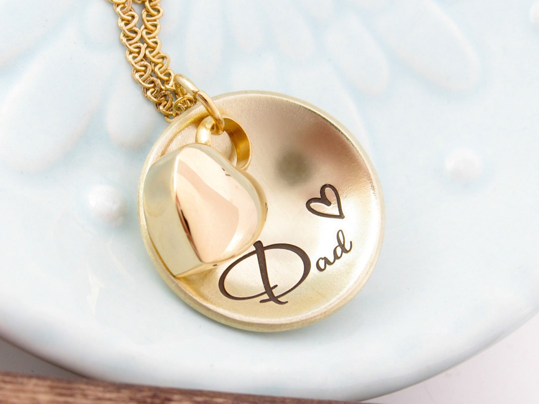 Personalized Cremation Necklace Engraved Cremation Urn Etsy