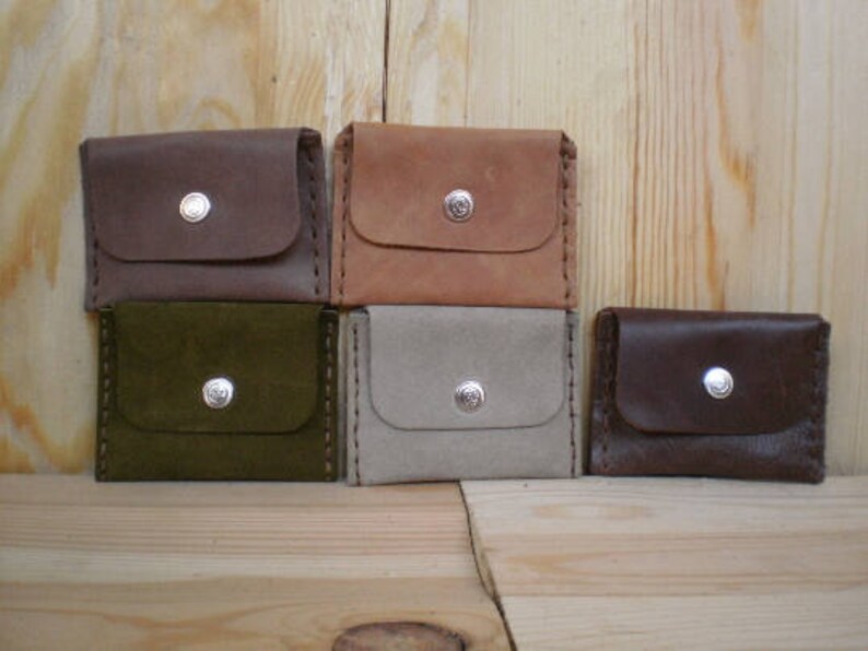 Coin purse Men/'s leather wallet Leather card wallet Slim leather wallet Coin pouch Business card case Card holder Leather wallet