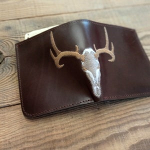 Estimado, Caza, Cartera de cuero, Cartera delgada para hombre, Cartera plegable, Tarjetero, Monedero, Cartera delgada, Cartera hecha a mano, Cartera de bolsillo
