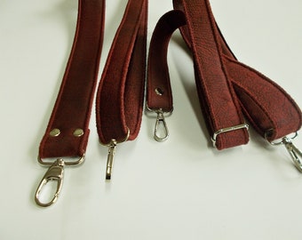 Red purse strap, Bag straps, Crossbody straps, Long straps, Vegan Leather, Shoulder Strap pad, Handles, Replacement strap, Adjustable,