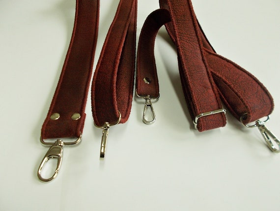 Red Purse Strap, Bag Straps, Crossbody Straps, Long Straps, Vegan Leather,  Shoulder Strap Pad, Handles, Replacement Strap, Adjustable, 