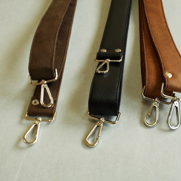 Purse strap, Bag straps, 140cm/4cm, Long straps, Vegan Leather, Shoulder Strap pad, Crossbody straps, Handles, Replacement strap,Adjustable