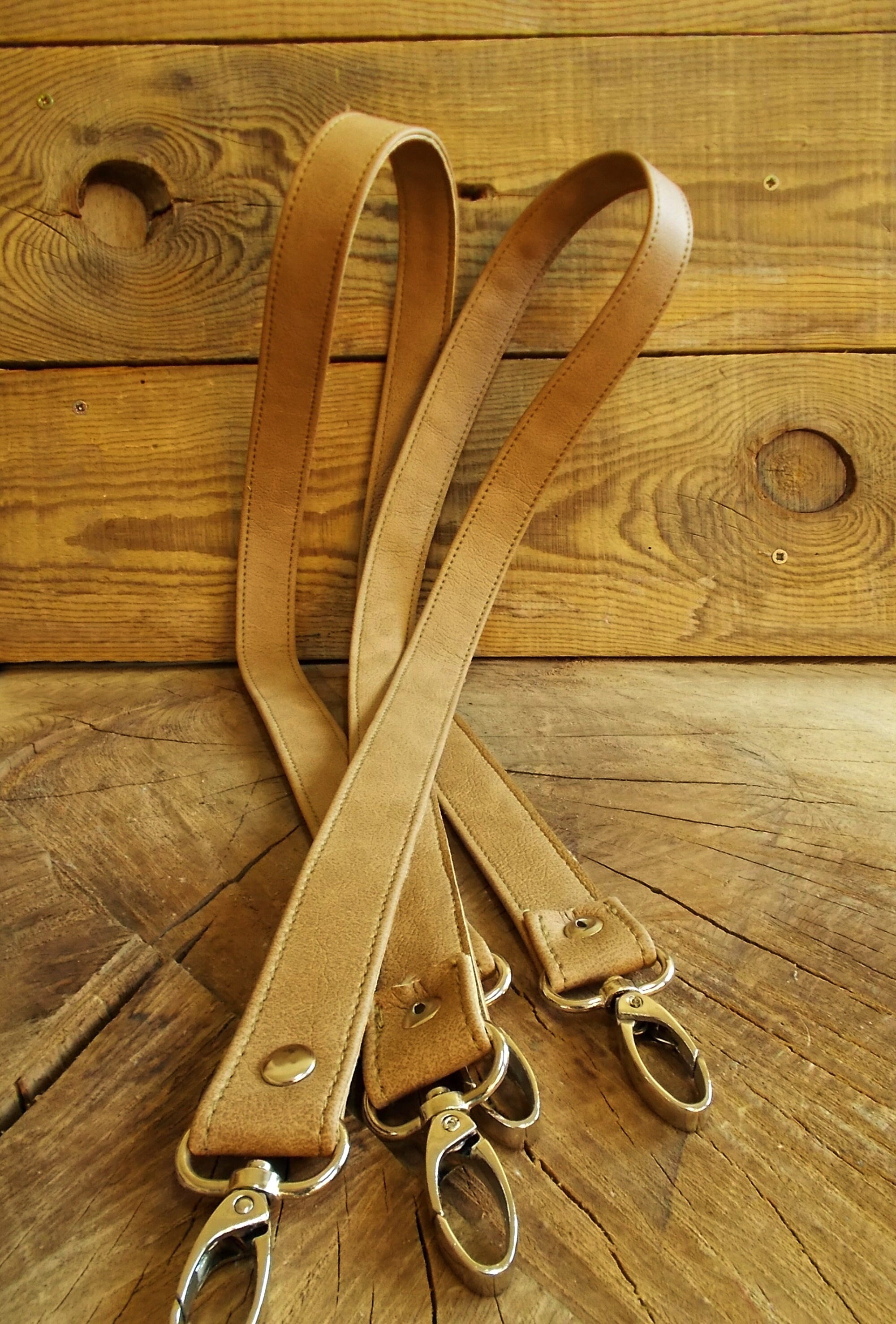 Pair Leather straps Bags handles Bag straps Faux leather Etsy