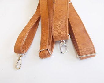 Brown strap, Purse strap, Bag straps, Long straps, Fabric strap, Shoulder Strap pad, Crossbody straps, Handles, Replacement, Adjustable