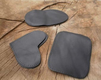 Pair patches, Black leather patches, Elbow patch, Sweater patch, Genuine leather, Leather Patch Jacket, Geek, DIY, Kids patches,