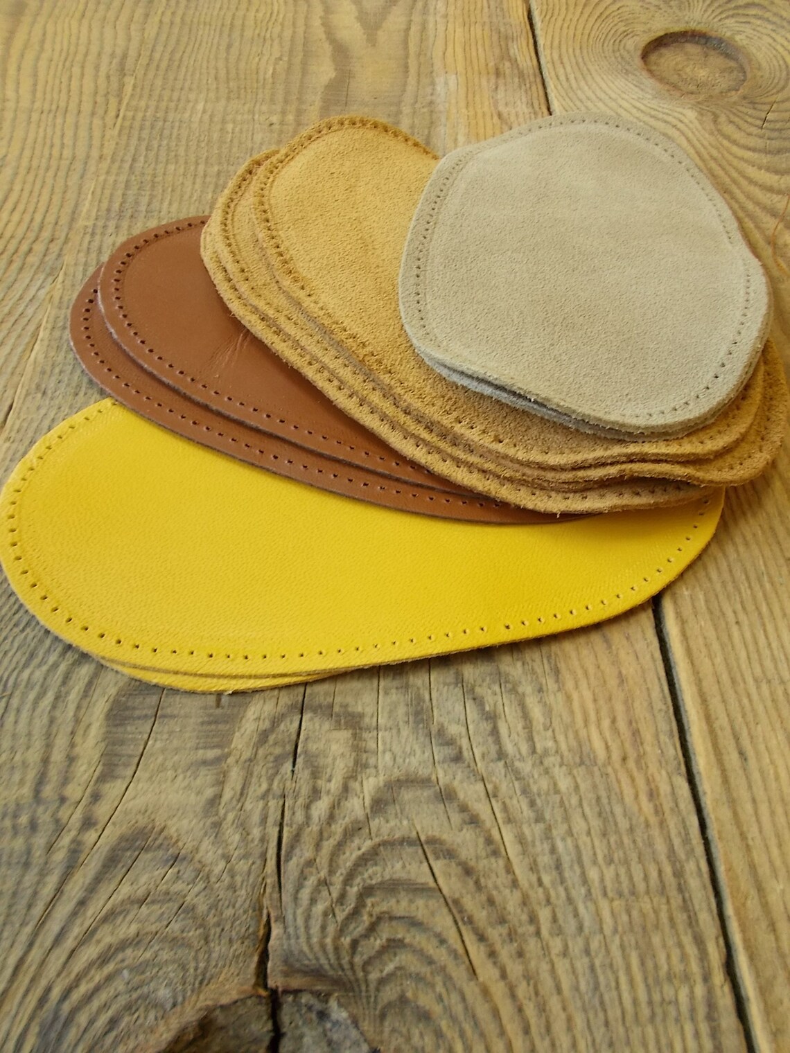 Oval Patch Leather Patch Elbow Patch Sweater Patch Genuine Etsy