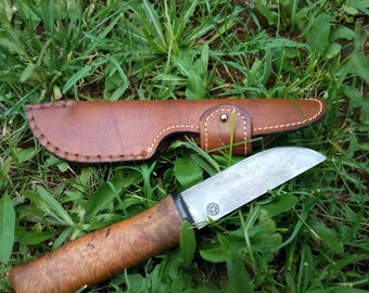 Custom Knife Sheath, Leather cover for knife, Handmade, Leather Cases, Hunting, fishing