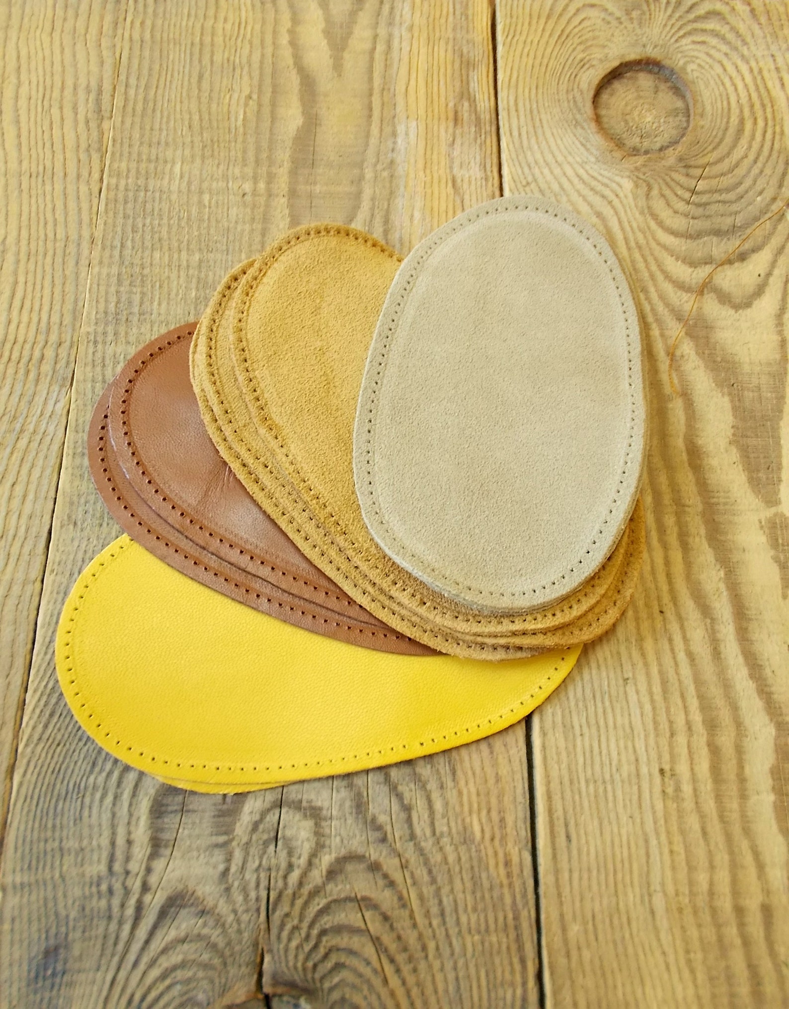 Oval Patch Leather Patch Elbow Patch Sweater Patch Genuine Etsy