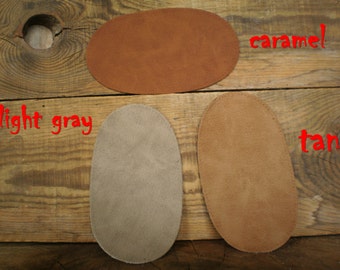 Vegan Leather Oval Elbow Patch: DIY Sweater Repair