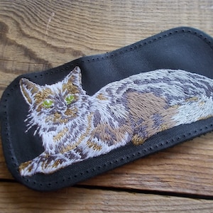Leather patch, Hat, Mens Jacket, Cat, Pets, Custom leather patch, Backpack, Embroidery, Hunting, Leather patch backpack, Accessory, Geek,DIY