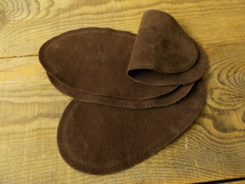Vegan leather Patch Jacket Faux leather patch Dark brown Cardigan patch Sweater patch Geek Oval patch DIY Elbow patch