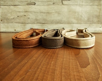 Correa ajustable de cuero vegano para bolso: repuesto para bolso bandolera marrón