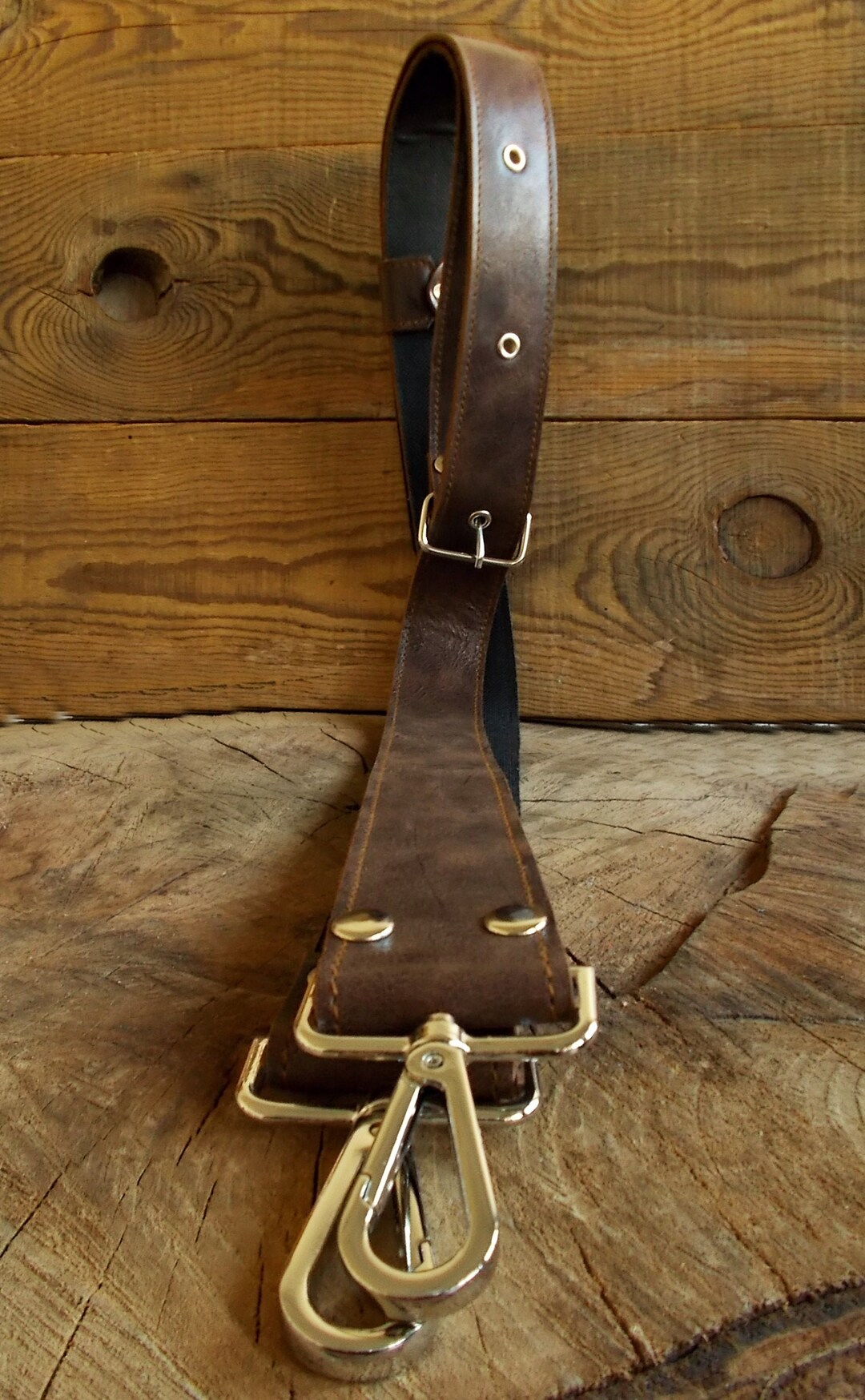 Long Purse Strap, Bag Straps, 170cm/4cm, Rustic Brown Leather, Shoulder Strap Pad, Crossbody