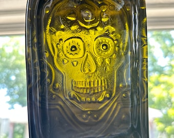 Day of the Dead wine bottle tray