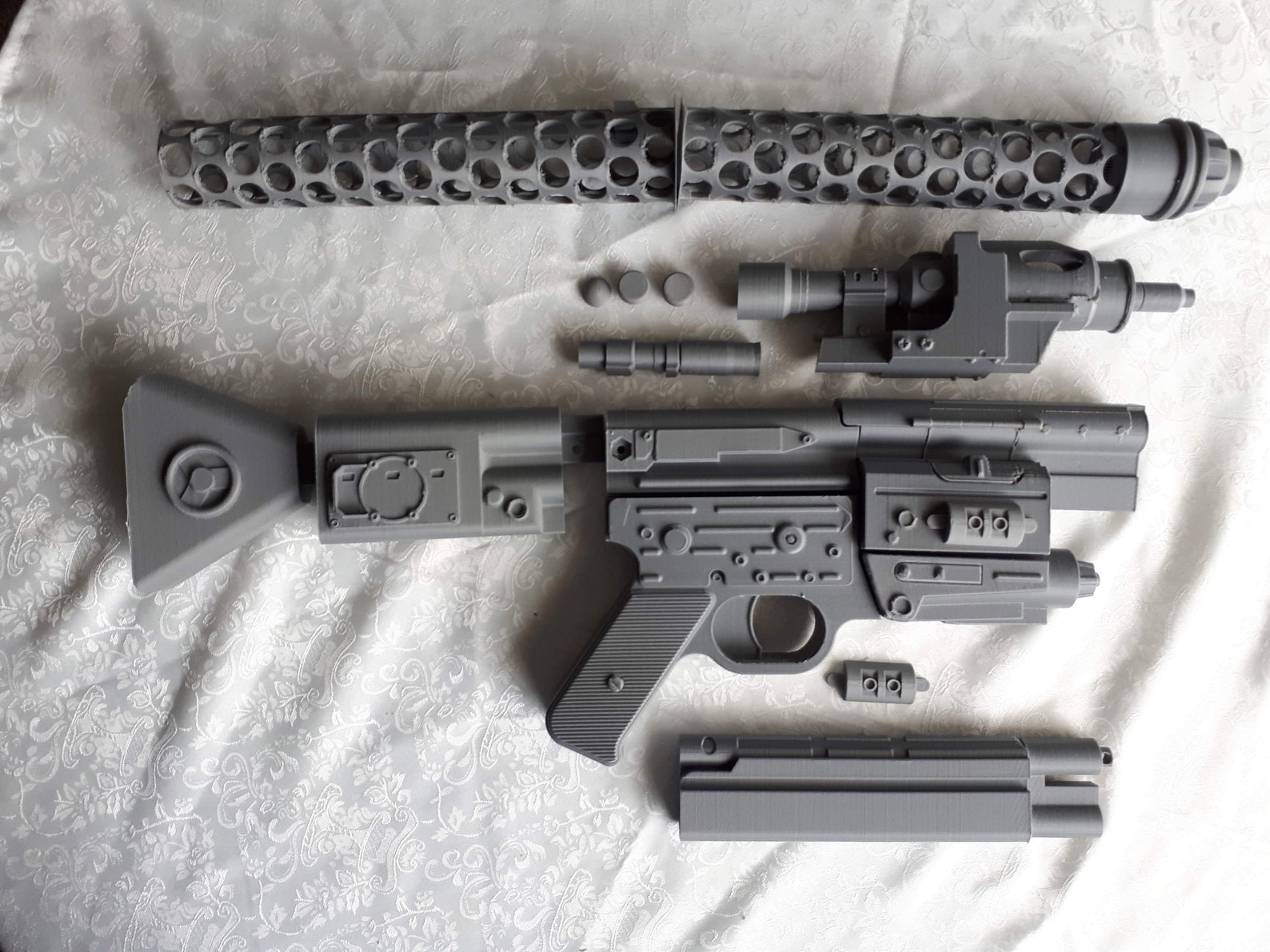 DIY BlasTech DLT20a Laser Rifle Blaster Kit from IG88 and Etsy