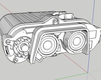 Hoth Macro Binoculars Prop from Empire Strikes Back - Digital 3D Print files