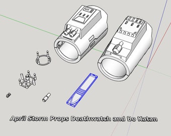 Death Watch - Bo Katan, Pre Vizla and Custom Mandalorian Gauntlet Mark 4  3D Print Files