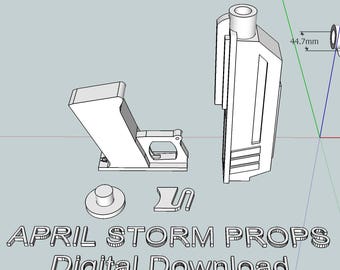 DC-17 Animated Clone Trooper Blaster - 3D print file - Digital Download