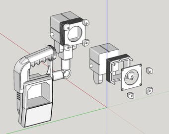 USCM TNR Shoulder Lamp from Aliens 3D Print Files V1