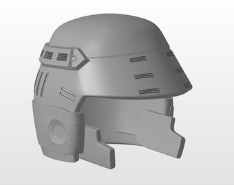 Starship Troopers Mobile Infrantry MI Helmet 3D Printable Print Files