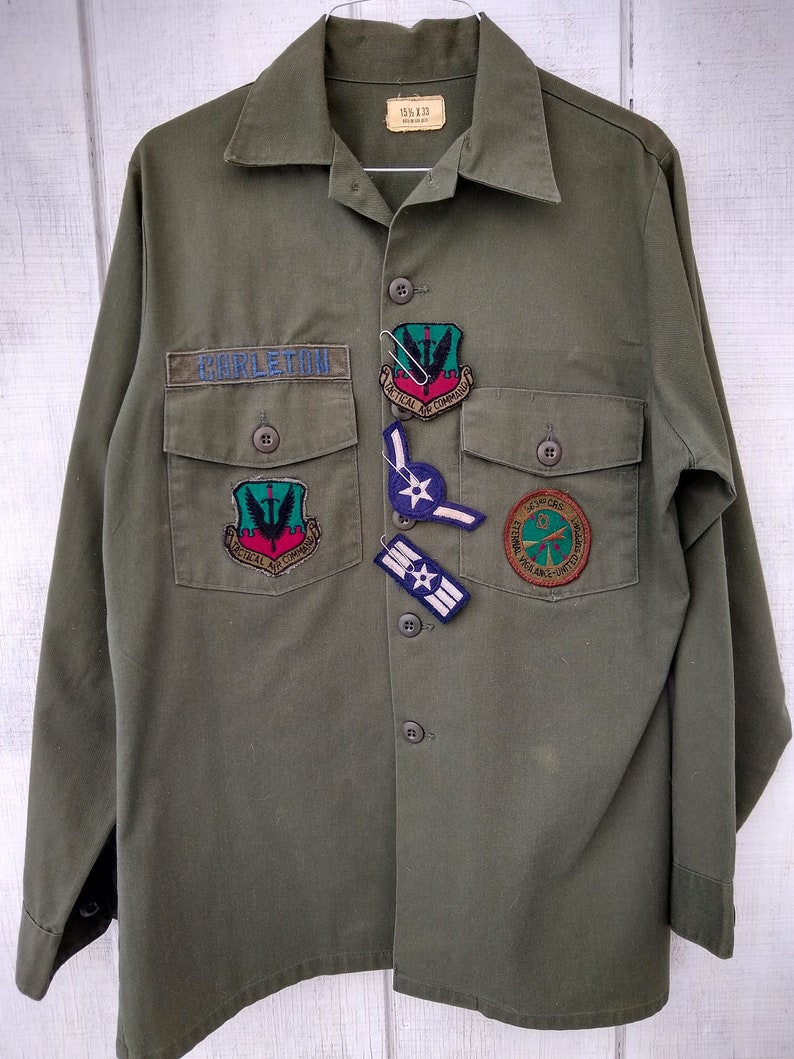 Vietnam Era USAF Tactical Air Command Shirt. PLUS EXTRA | Etsy