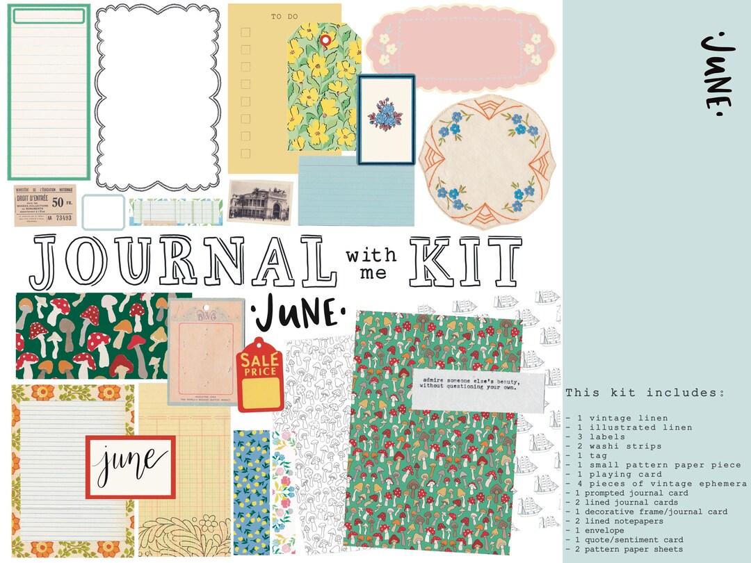 junk journal ジャンクジャーナル雑記帳　エフェメラセット付き ジャンクジャーナル junk journal雑記帳 エフェメラセット 雑貨