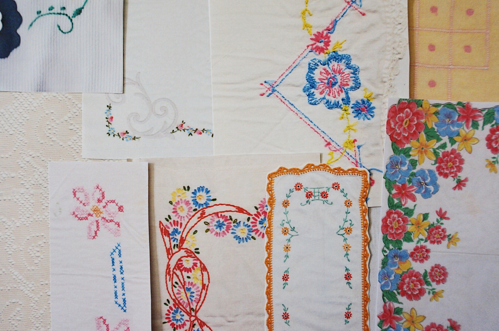 DIGITAL Vintage Linens Pack 01 Printable Paper Pack Etsy Australia