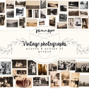 Printable vintage photographs, Places and Groups of People