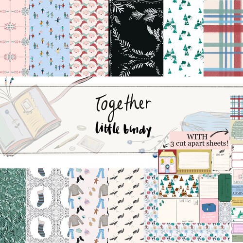 DIGITAL Vintage Linens Pack Christmas Printable Paper Pack | Etsy