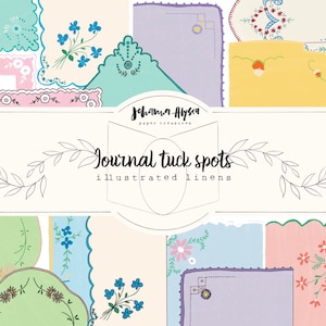 Junk journal tuck spots