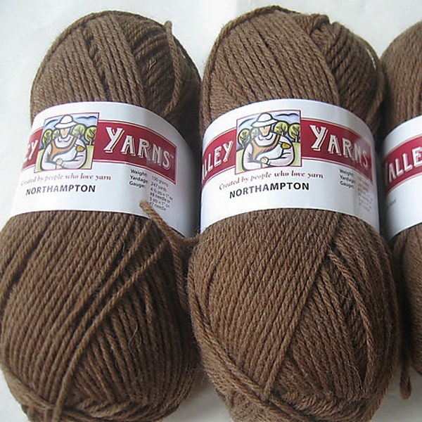 Valley Yarns Northampton 100% Wool, 247yds. 100g (3.5oz), Worsted Weight.