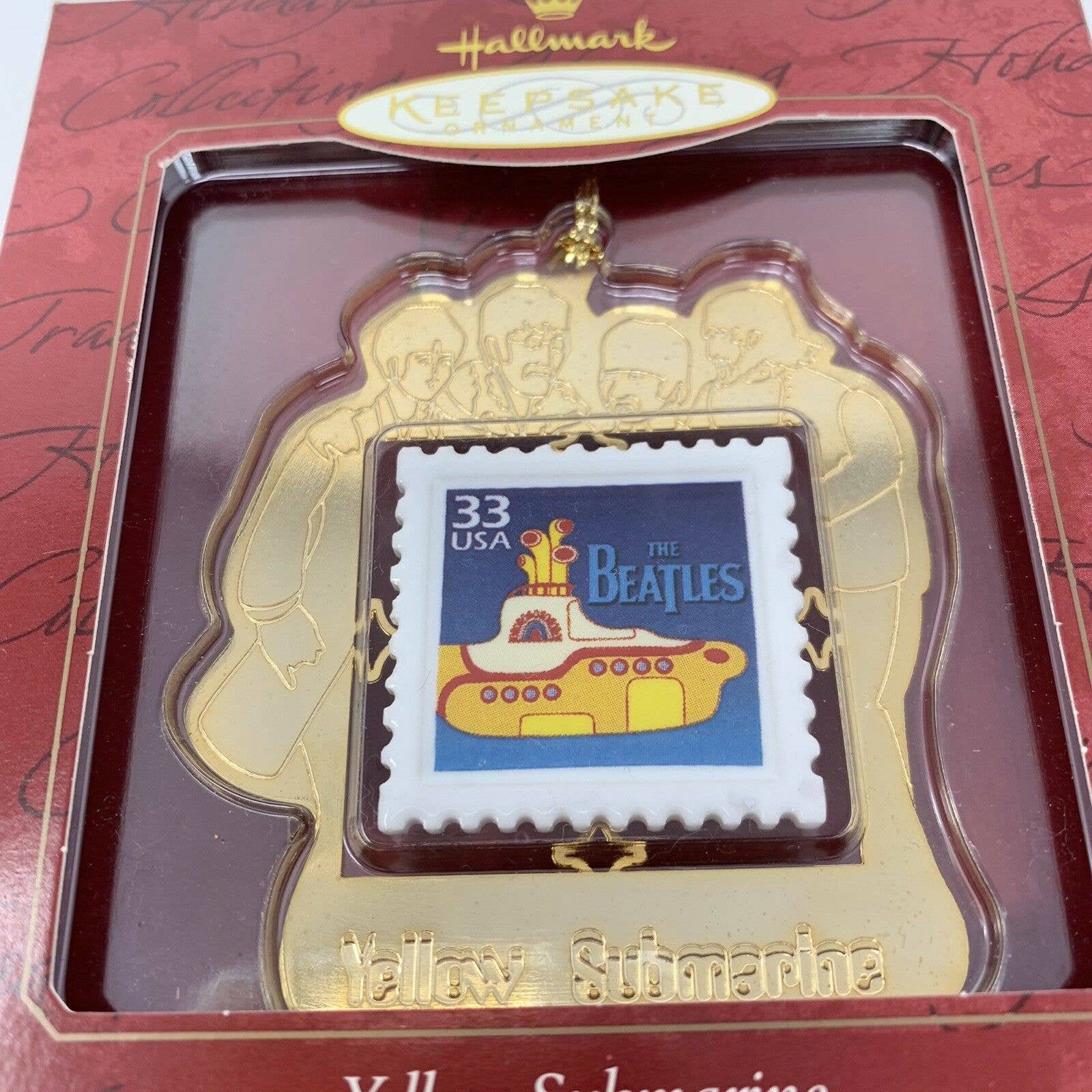 1999 Hallmark Keepsake Ornament The Beatles Yellow Submarine Etsy