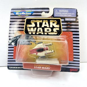 Star Wars Micro Machines Action Fleet A-WING STARFIGHTER Ship Galoob 1997