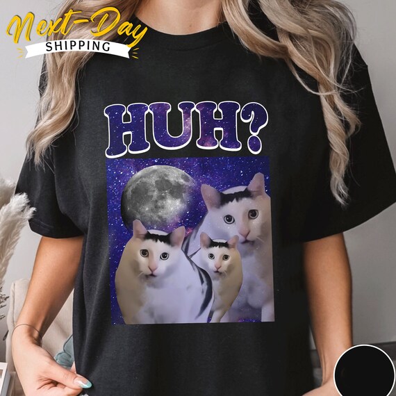Huh Meme Cat Shirt , Trending Unisex Tee Shirt, U… - image 3