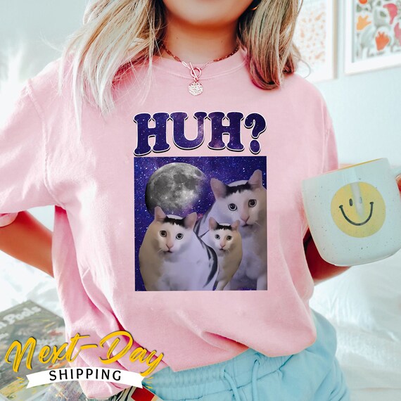 Huh Meme Cat Shirt , Trending Unisex Tee Shirt, U… - image 2