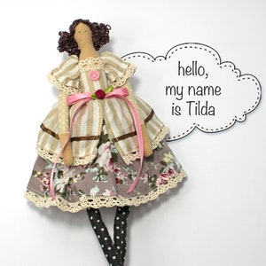 Tilda Classic - handmade signature fabric doll