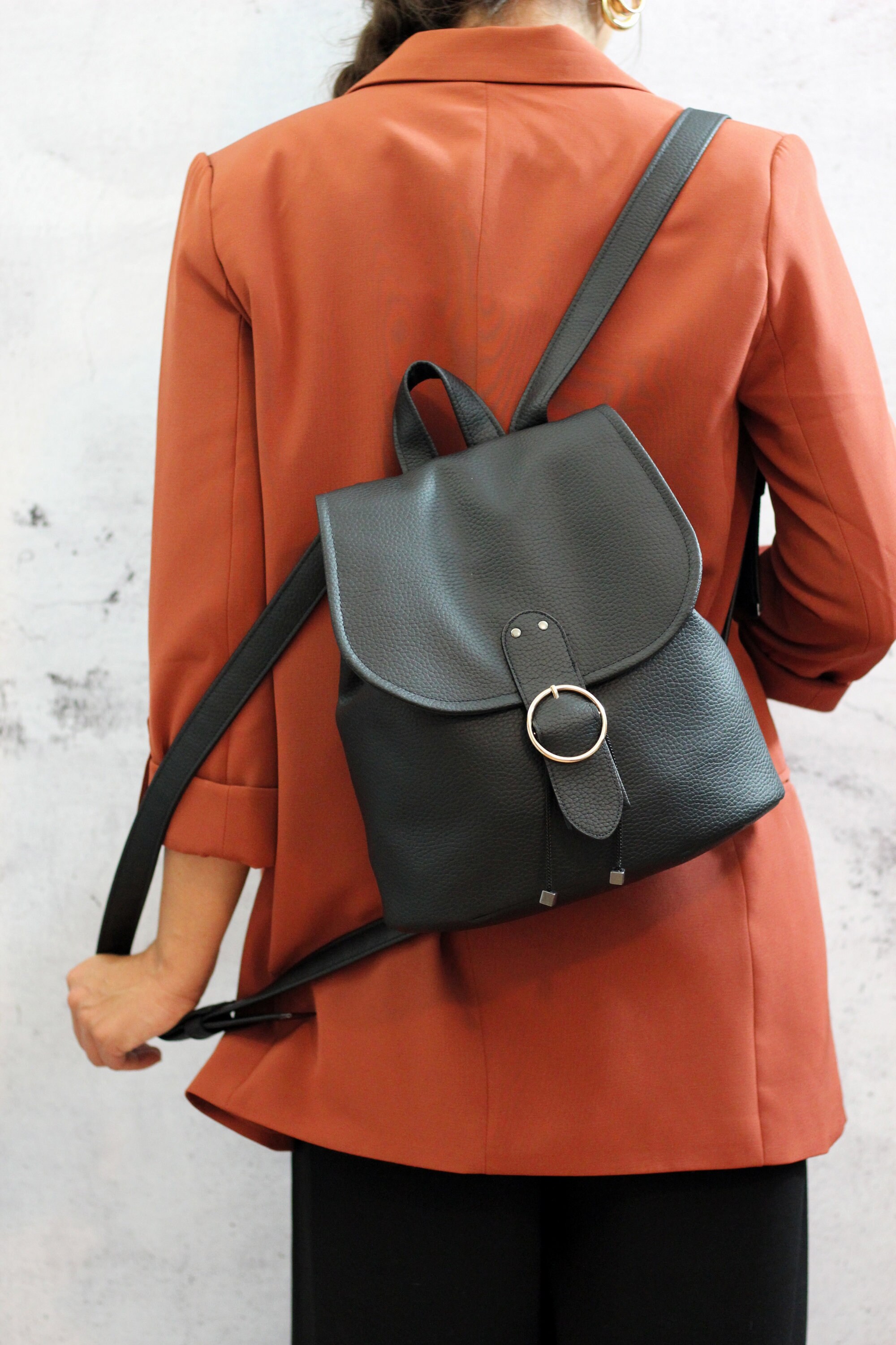 New look ring detail backpack cheap