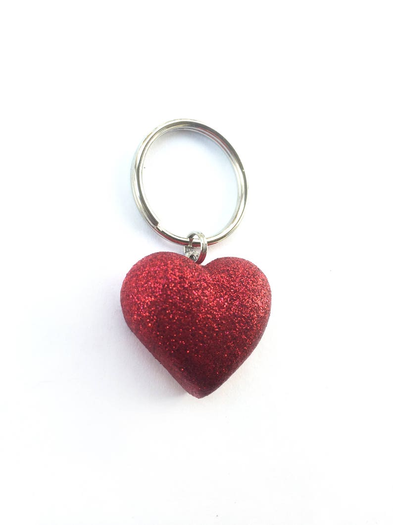 St Patricks Day Saint Patricks Day St Pattys Day Heart Keychain Gifts under 20 Lucky Heart Charm Handmade Heart Green Heart Charm