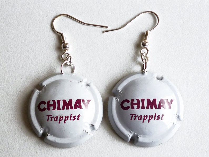 Earrings capsules Chimay triple old 2 image 1