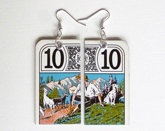 Earrings "Atout 10"