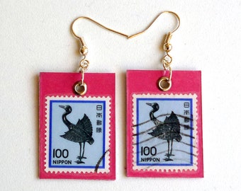 Earrings "Oiseau nippon"