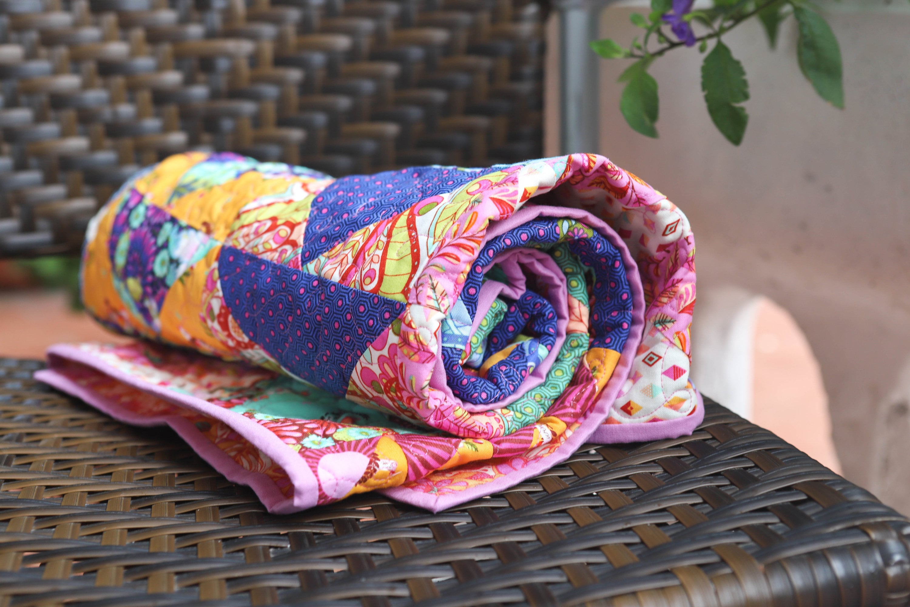 Indien 60*40 En Coton Noir Patchwork Fait Main Vintage Décoration Murale