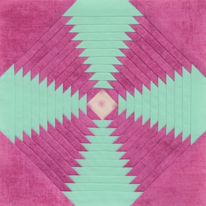 Pineapple Block PDF Pattern - Sewing for Beginners