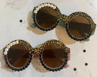 Custom Cheetah Sunglasses for Adults