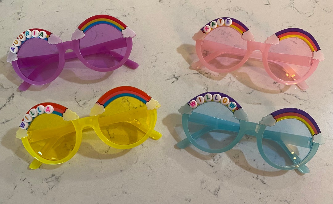 Custom Rainbow Sunglasses for Kiddos Etsy